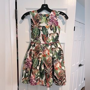 Stunning printed designer girl dress.